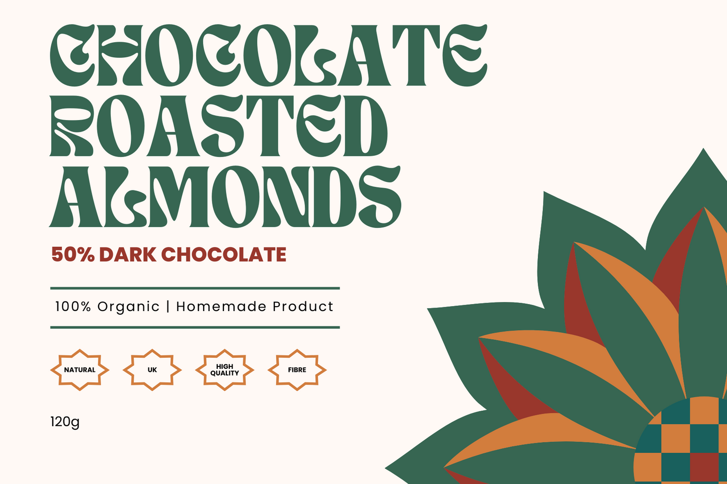 Dark Chocolate Covered Roasted Almonds from Happy Hormones Seeds