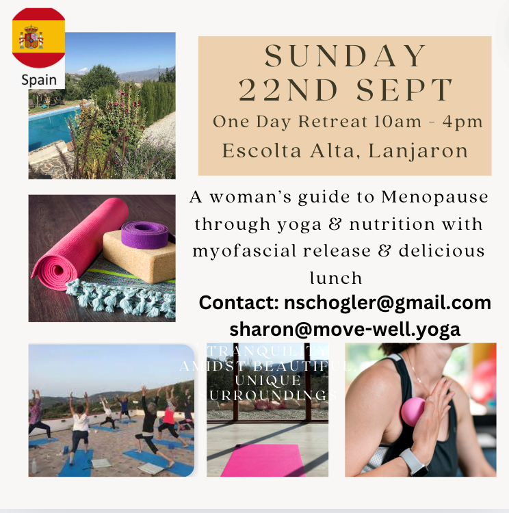 A Woman's Guide to Menopause with Yoga, Myofascial Release, Time in Nature & Lunch